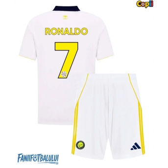 Al-Nassr Cristiano Ronaldo #7 Echipament de Fotbal Replică 2025-26 Copii Treilea (+ Șorturi)